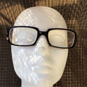 Romarin Black/Tan Rectangle Eyeglasses Frames